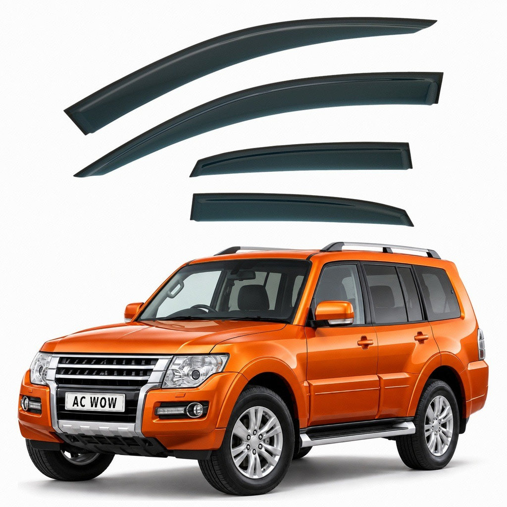 Stick-on wind deflectors for Mitsubishi Pajero / Shogun Mk4 2006–2021 – AC Wow Shop