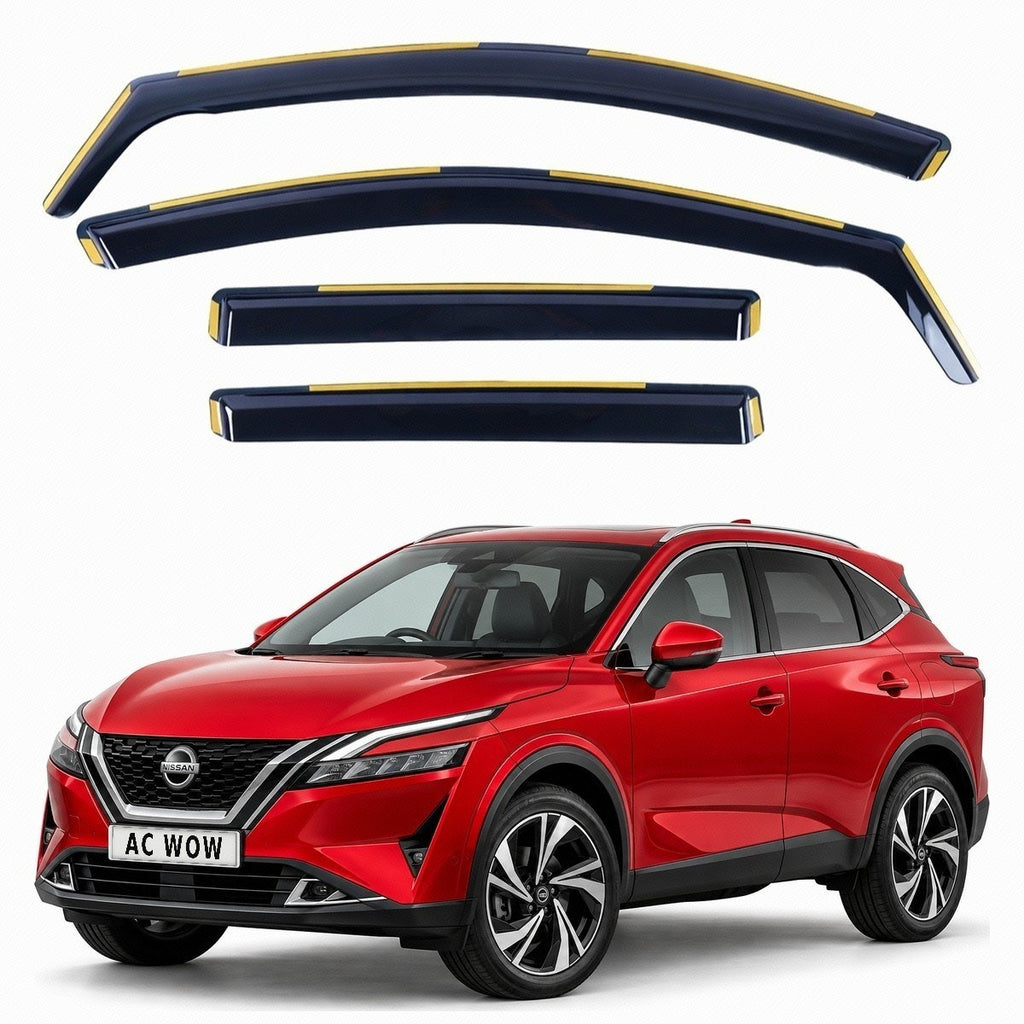 In-channel wind deflectors for Nissan Qashqai J12 2021–2025 – AC Wow Shop