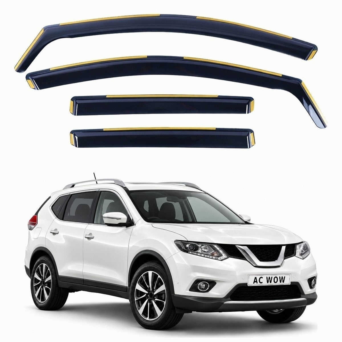 In-channel wind deflectors for Nissan X-Trail T32 2013–2021 – AC Wow Shop