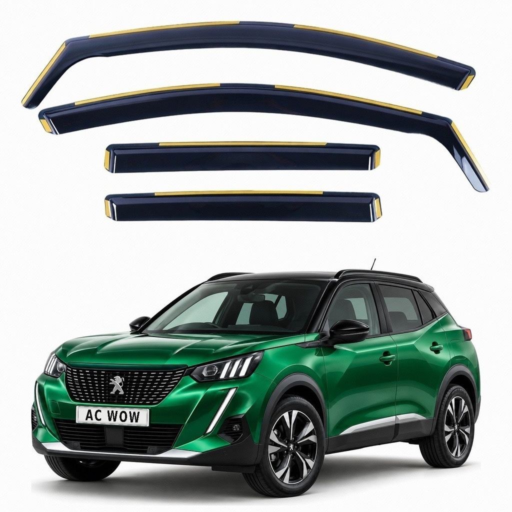 In-channel wind deflectors for Peugeot 2008 II / e-2008 2019–2026 – AC Wow Shop