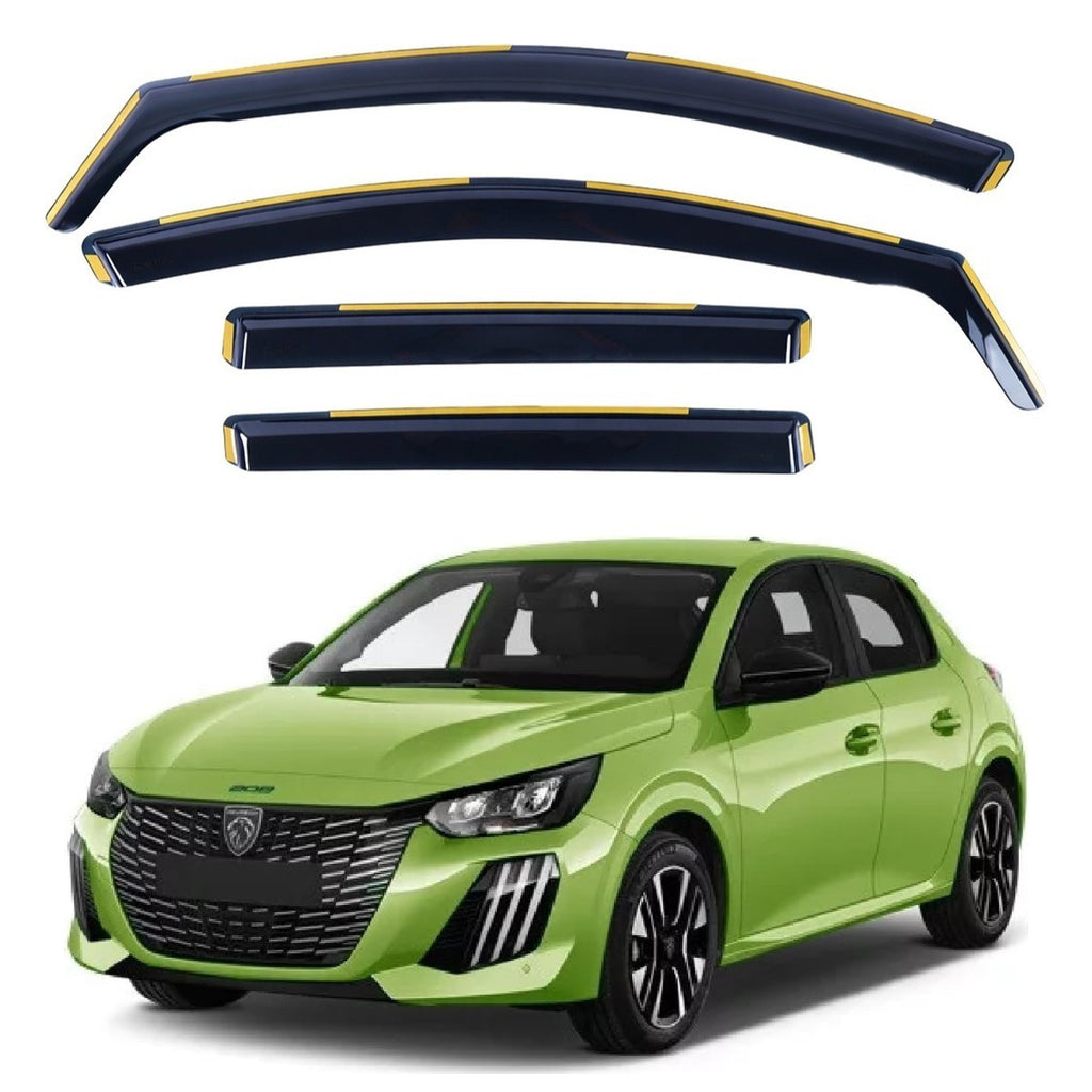 In-channel wind deflectors for Peugeot 208 Mk2 / e-208 2019–2026 – AC Wow Shop