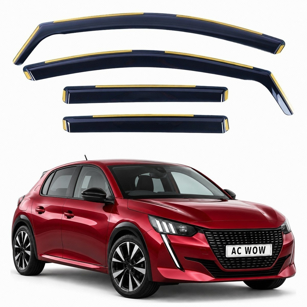 In-channel wind deflectors for Peugeot 208 Mk2/e-208 Vauxhall Corsa F 2019–2026 – AC Wow Shop