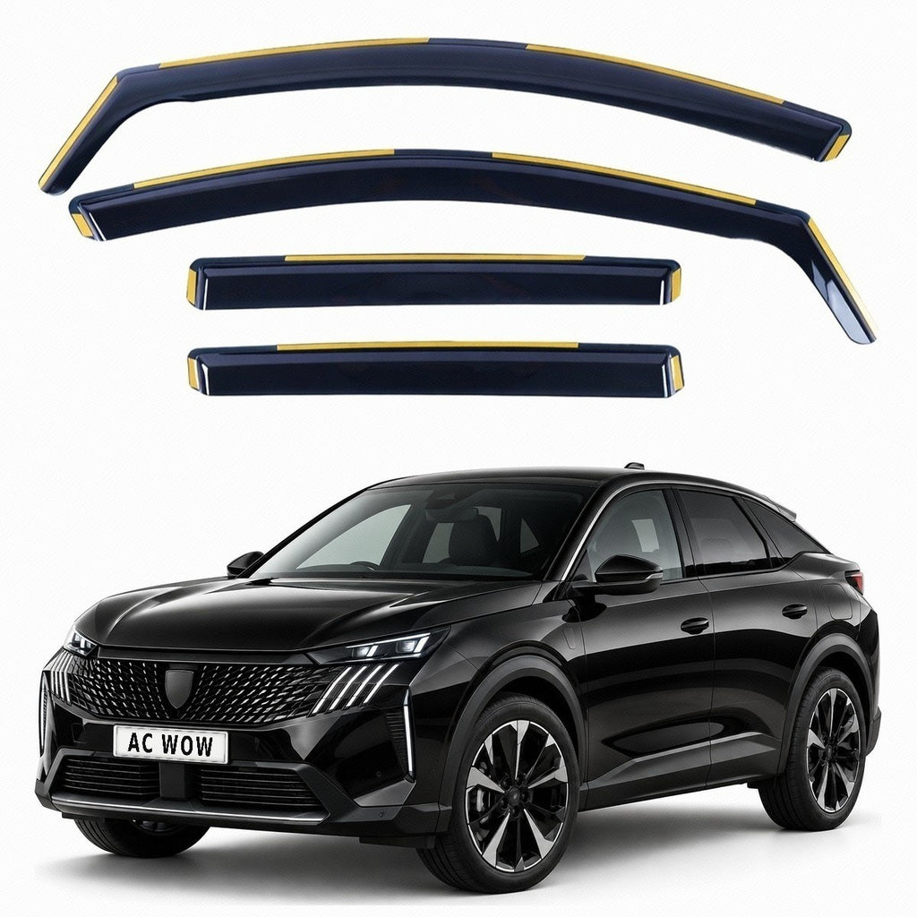 In-channel wind deflectors for Peugeot 3008 Mk3 / e-3008 2024–2027 – AC Wow Shop