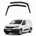 In-channel wind deflectors for Peugeot Partner Mk3 (K9) 2018–2026 – AC Wow Shop