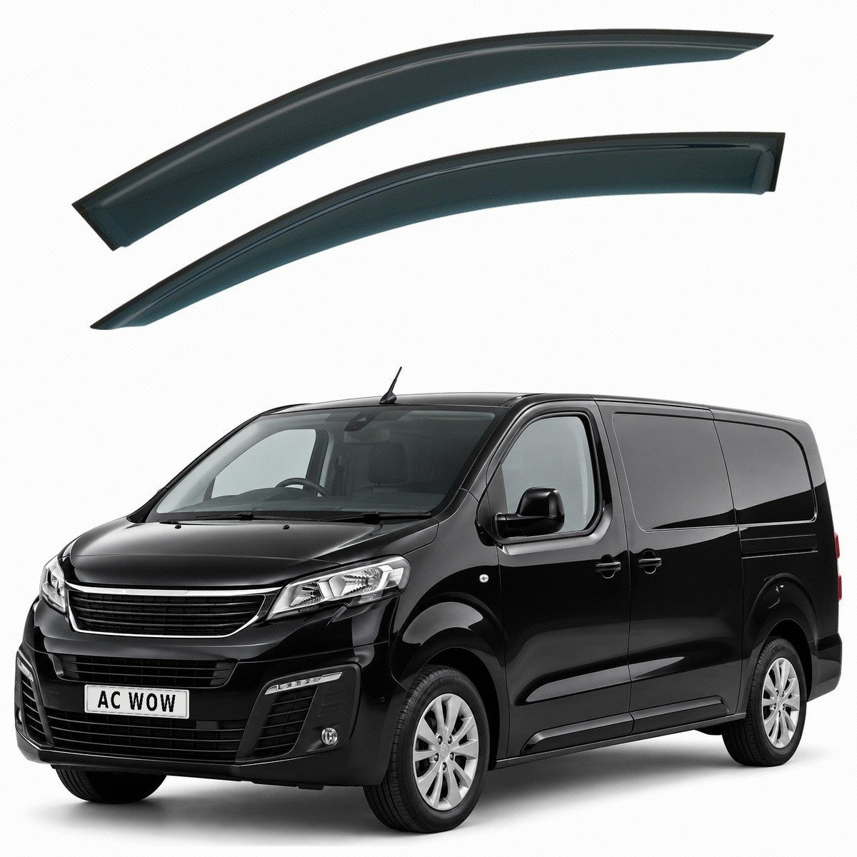 Stick-on wind deflectors for Peugeot Traveller 2016–2026 – AC Wow Shop