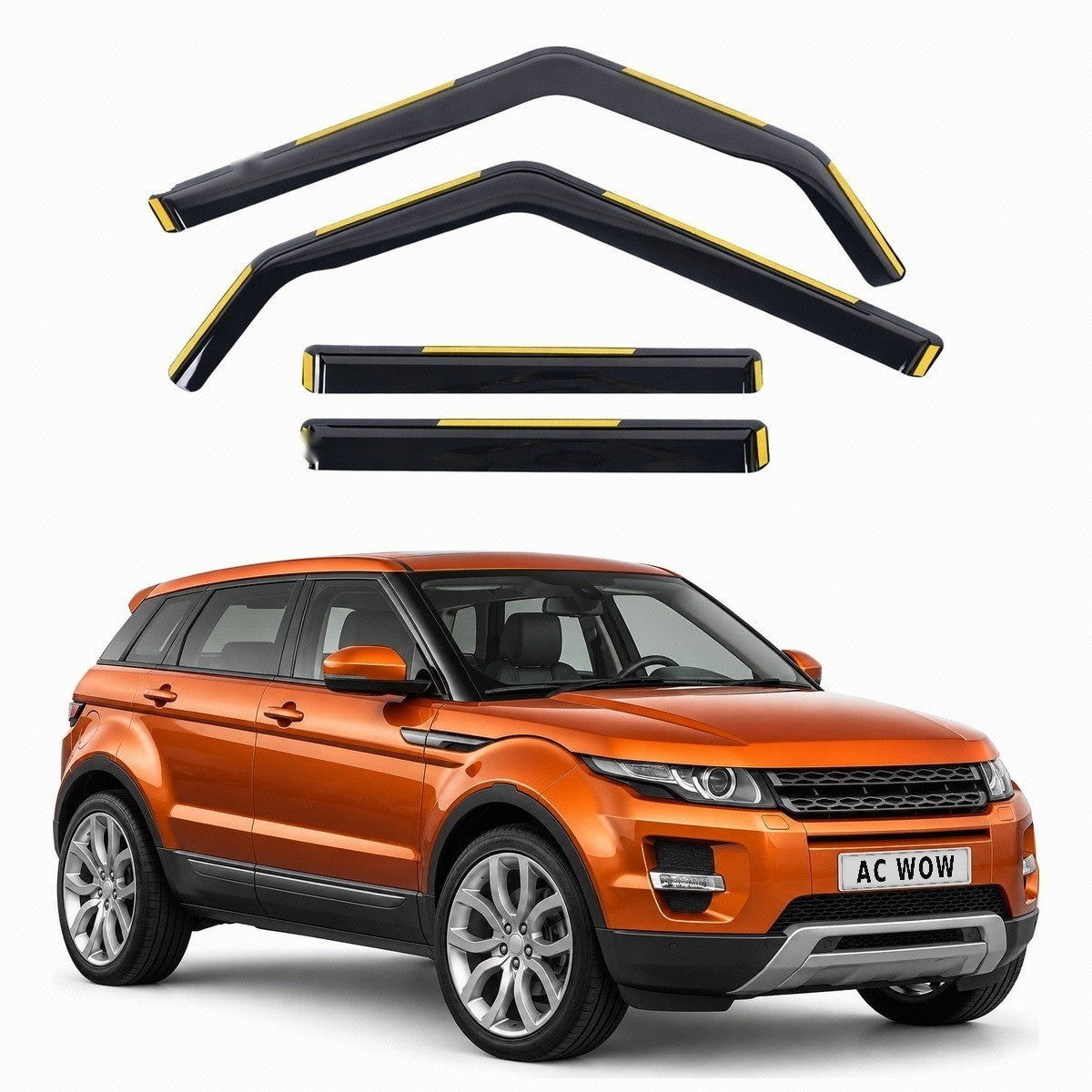 In-channel wind deflectors for Range Rover Evoque Mk1 (L538) 2011–2018 – AC Wow Shop