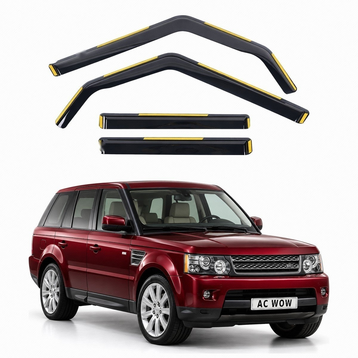 In-channel wind deflectors for Range Rover Sport L320 2004–2013 – AC Wow Shop