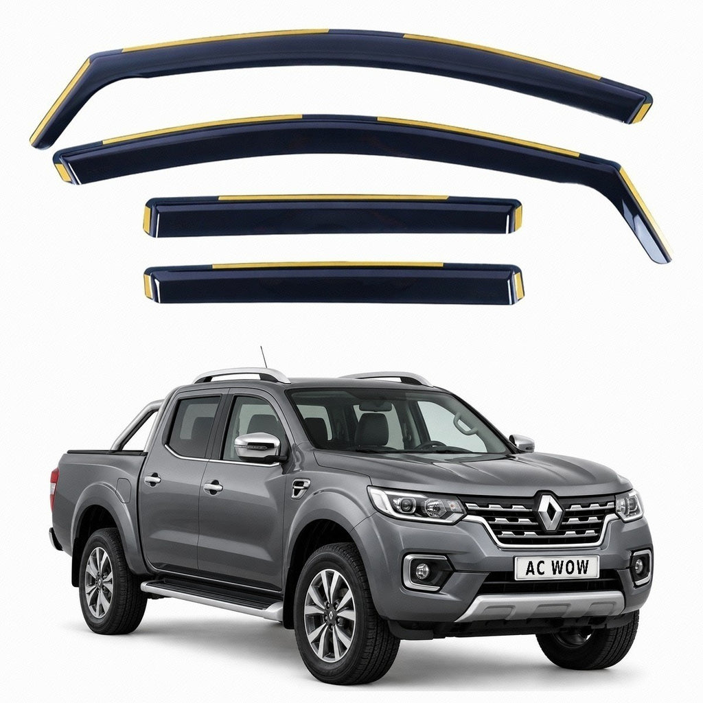 In-channel wind deflectors for Renault Alaskan 2017–2020 – AC Wow Shop