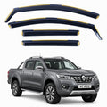 In-channel wind deflectors for Renault Alaskan 2017–2020 – AC Wow Shop