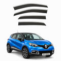 Stick-on chrome trim wind deflectors for Renault Captur Mk1 2013–2019 – AC Wow Shop