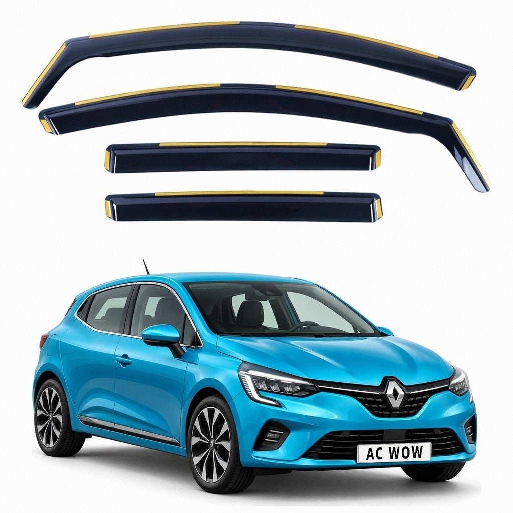 In-channel wind deflectors for Renault Clio V (Mk5) 2019–2025 – AC Wow Shop
