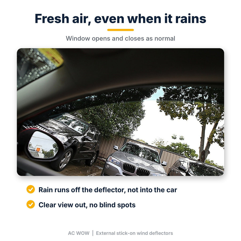 Stick-on chrome trim wind deflectors for Lexus RX Mk5 2022–2027 – AC Wow Shop