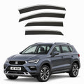 Stick-on chrome trim wind deflectors for SEAT Ateca 2016–2026 – AC Wow Shop