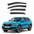Stick-on chrome trim wind deflectors for Skoda Kodiaq Mk2 2024–2027 – AC Wow Shop