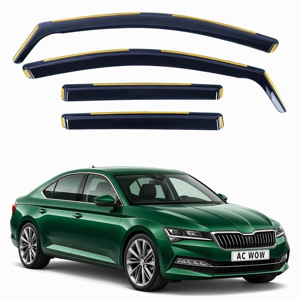 In-channel wind deflectors for Skoda Superb Mk3 Liftback 2015–2023 – AC Wow Shop