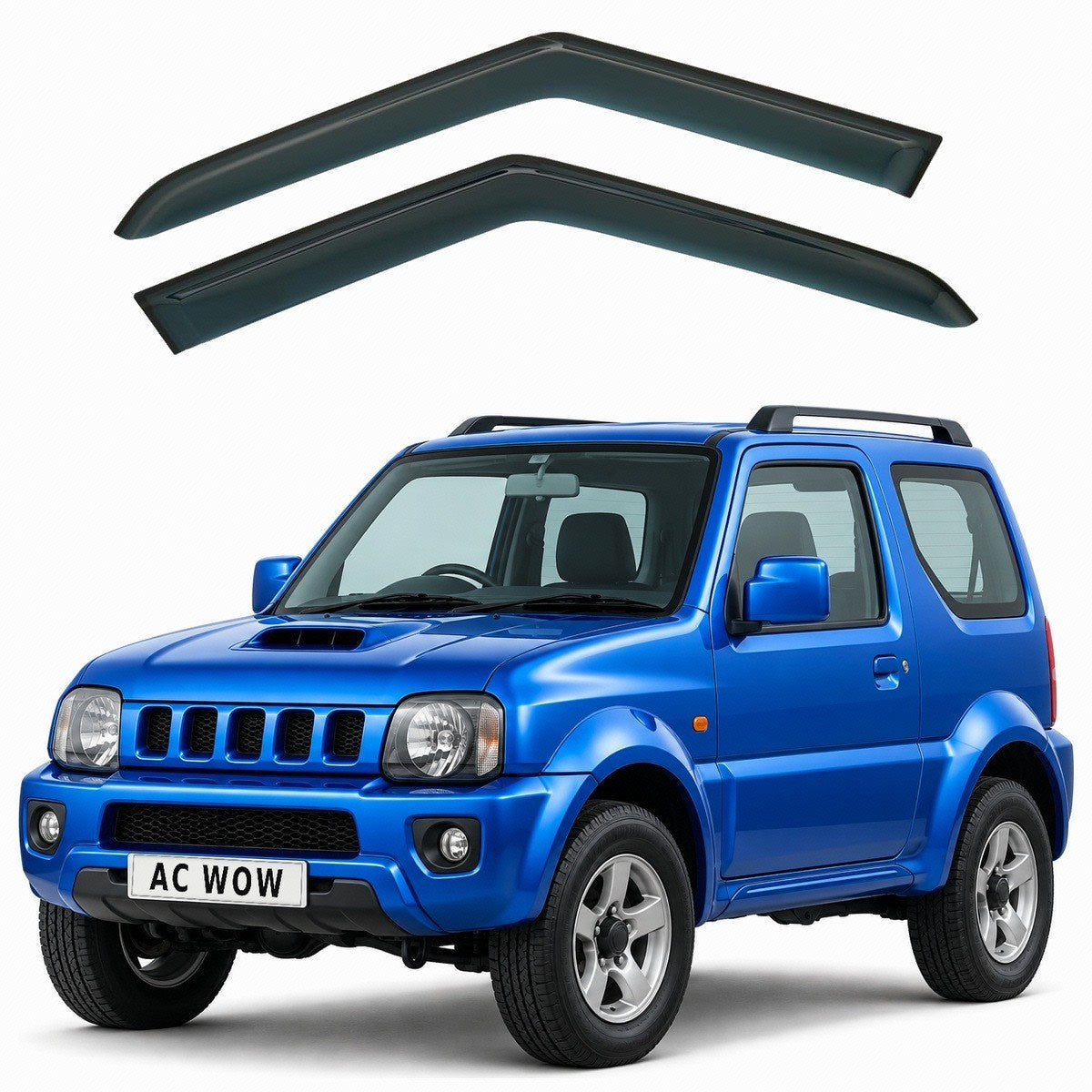 Stick-on wind deflectors for Suzuki Jimny Mk3 (JB23/JB43) 1998–2018 – AC Wow Shop