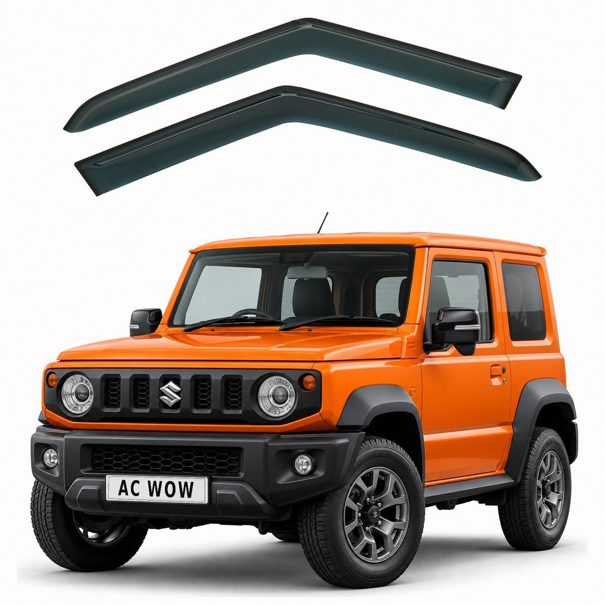 Stick-on wind deflectors for Suzuki Jimny Mk4 (JB64/JB74) 2018–2026 – AC Wow Shop