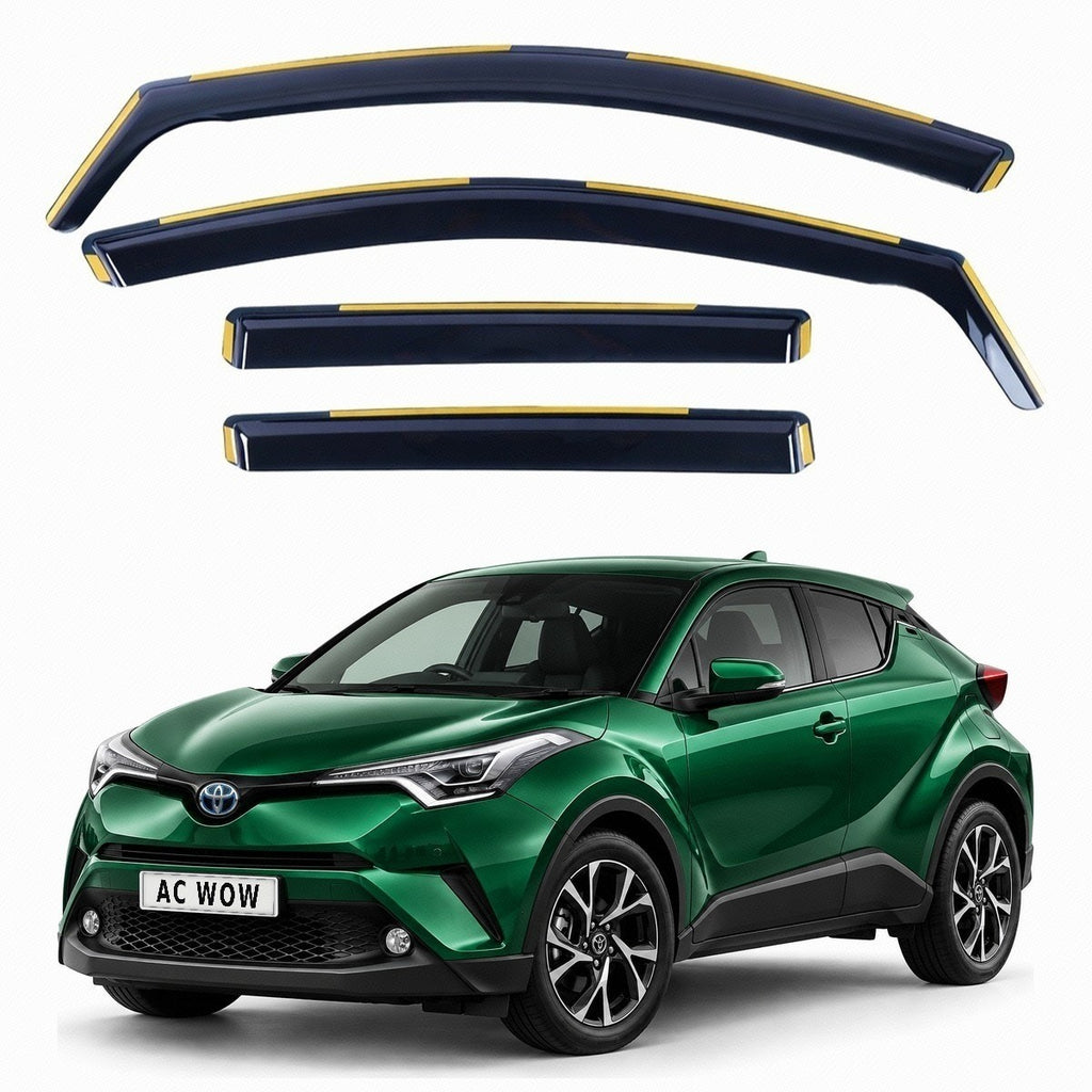 In-channel wind deflectors for Toyota C-HR (Mk1) 2016–2022 – AC Wow Shop