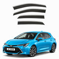Stick-on chrome trim wind deflectors for Toyota Corolla E210 Hatchback 2019–2026 – AC Wow Shop