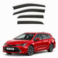 Stick-on chrome trim wind deflectors for Toyota Corolla E210 Touring Sports Estate 2019–2026 – AC Wow Shop