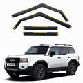In-channel wind deflectors for Toyota Land Cruiser Prado 250 (J250) 2024–2027 – AC Wow Shop