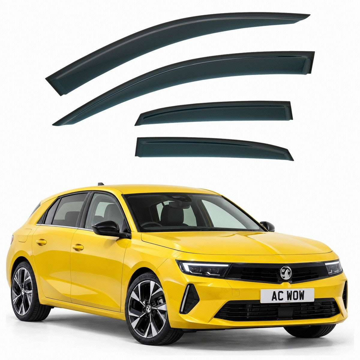 Stick-on wind deflectors for Vauxhall Astra L (Mk8) 5-door 2021–2026 – AC Wow Shop