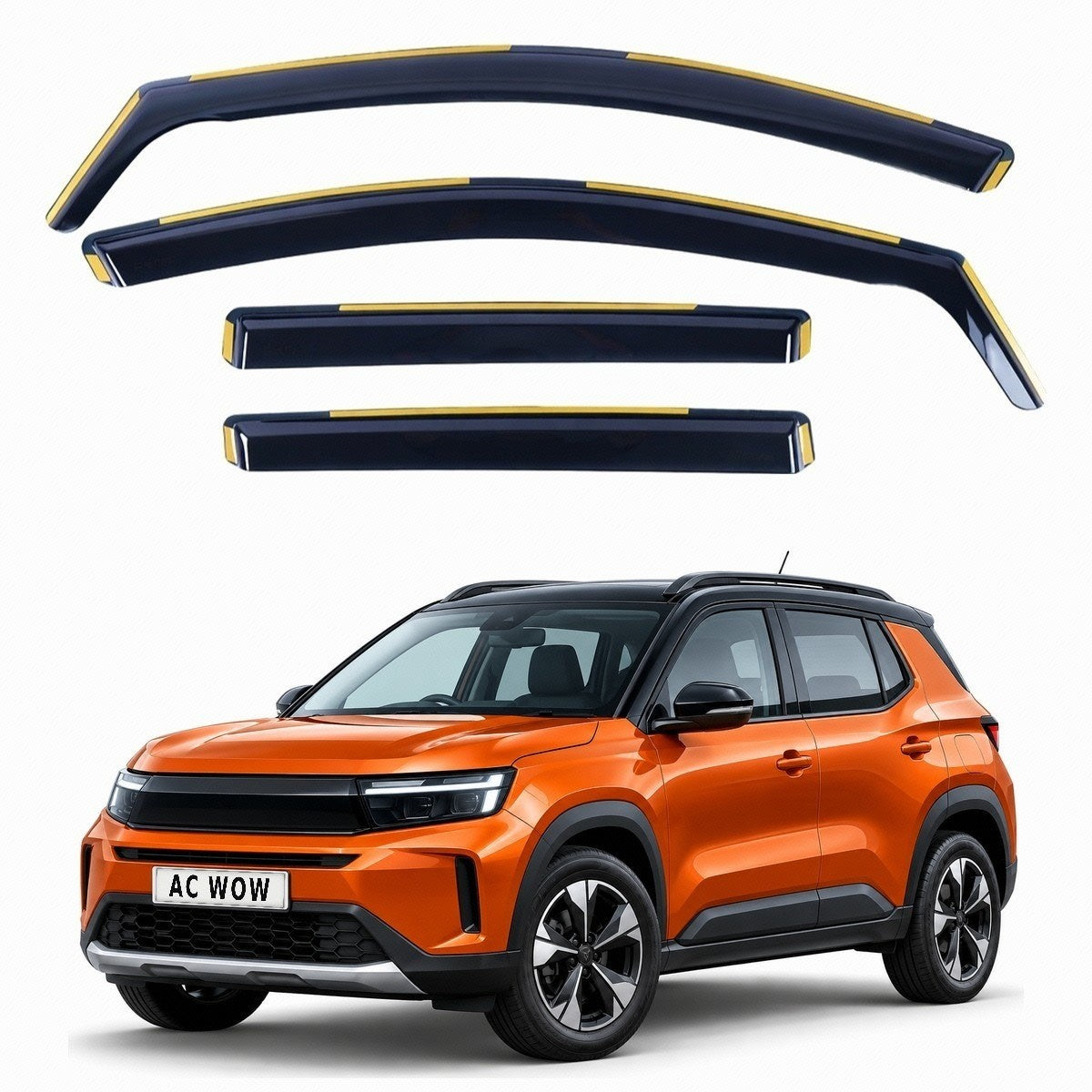 In-channel wind deflectors for Vauxhall Frontera Mk3 2024–2027 – AC Wow Shop