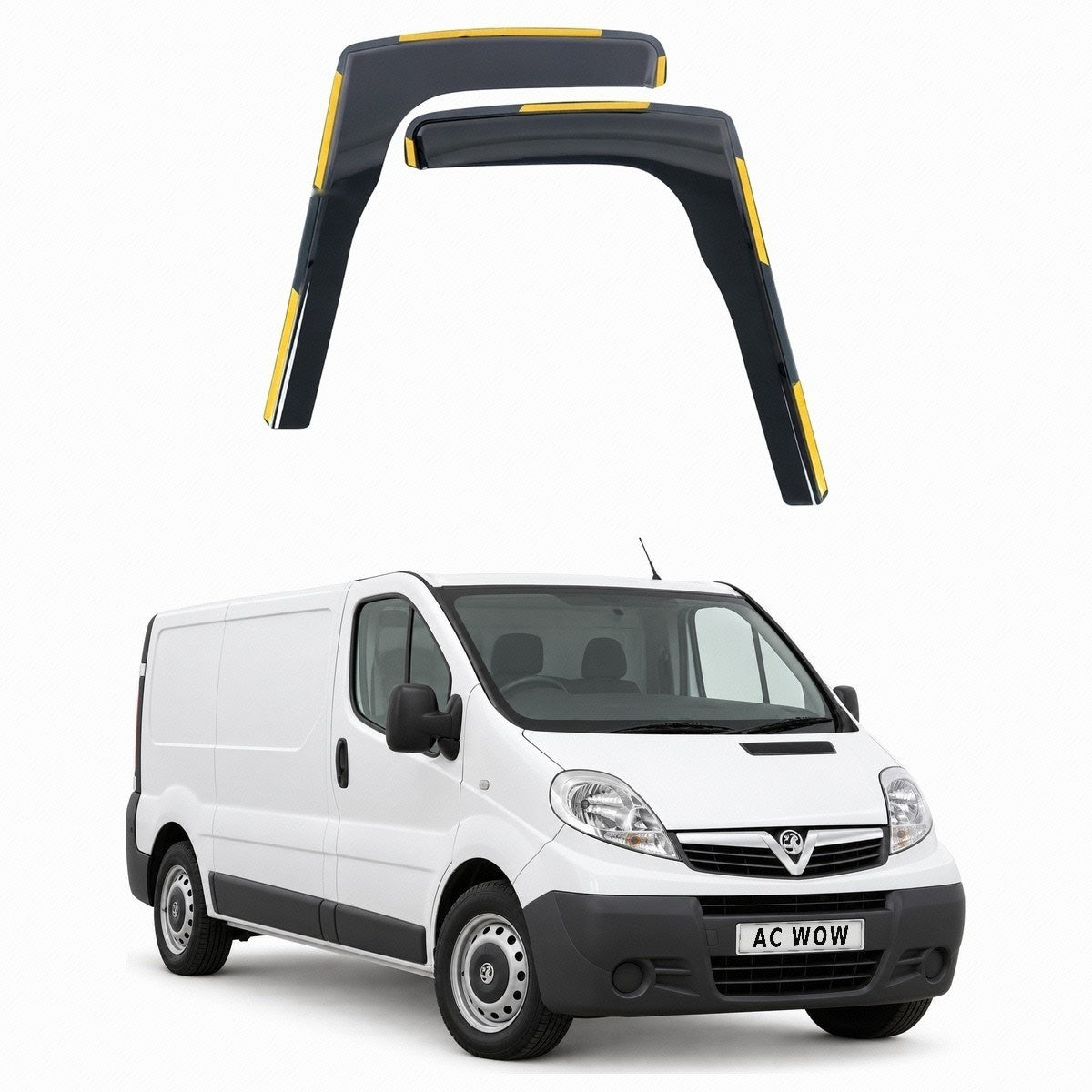 In-channel wind deflectors for Vauxhall Vivaro A (Mk1) 2001–2014 – AC Wow Shop