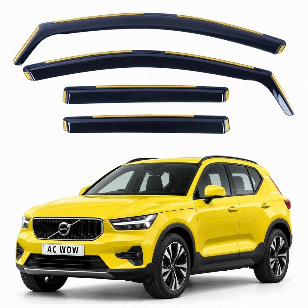 In-channel wind deflectors for Volvo XC40 Mk1 2018–2026 – AC Wow Shop