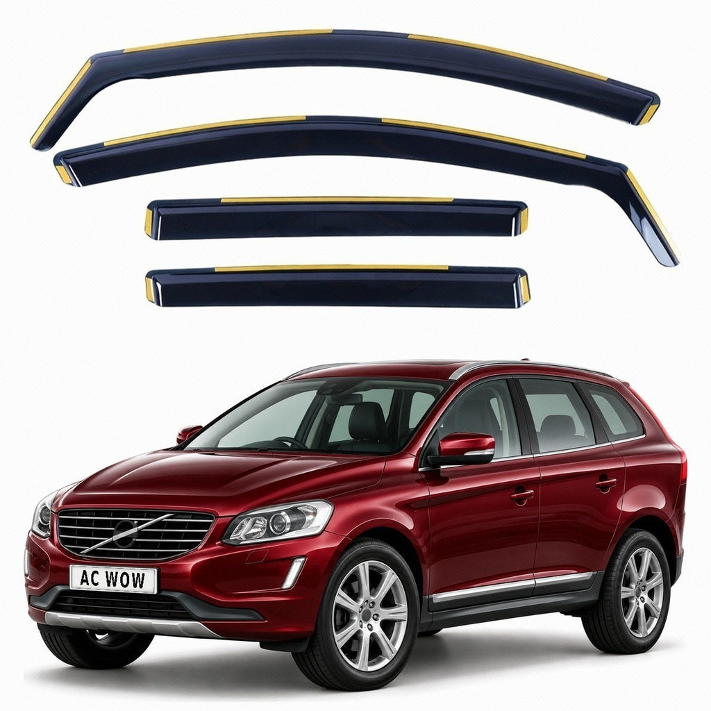 In-channel wind deflectors for Volvo XC60 Mk1 2008–2016 – AC Wow Shop