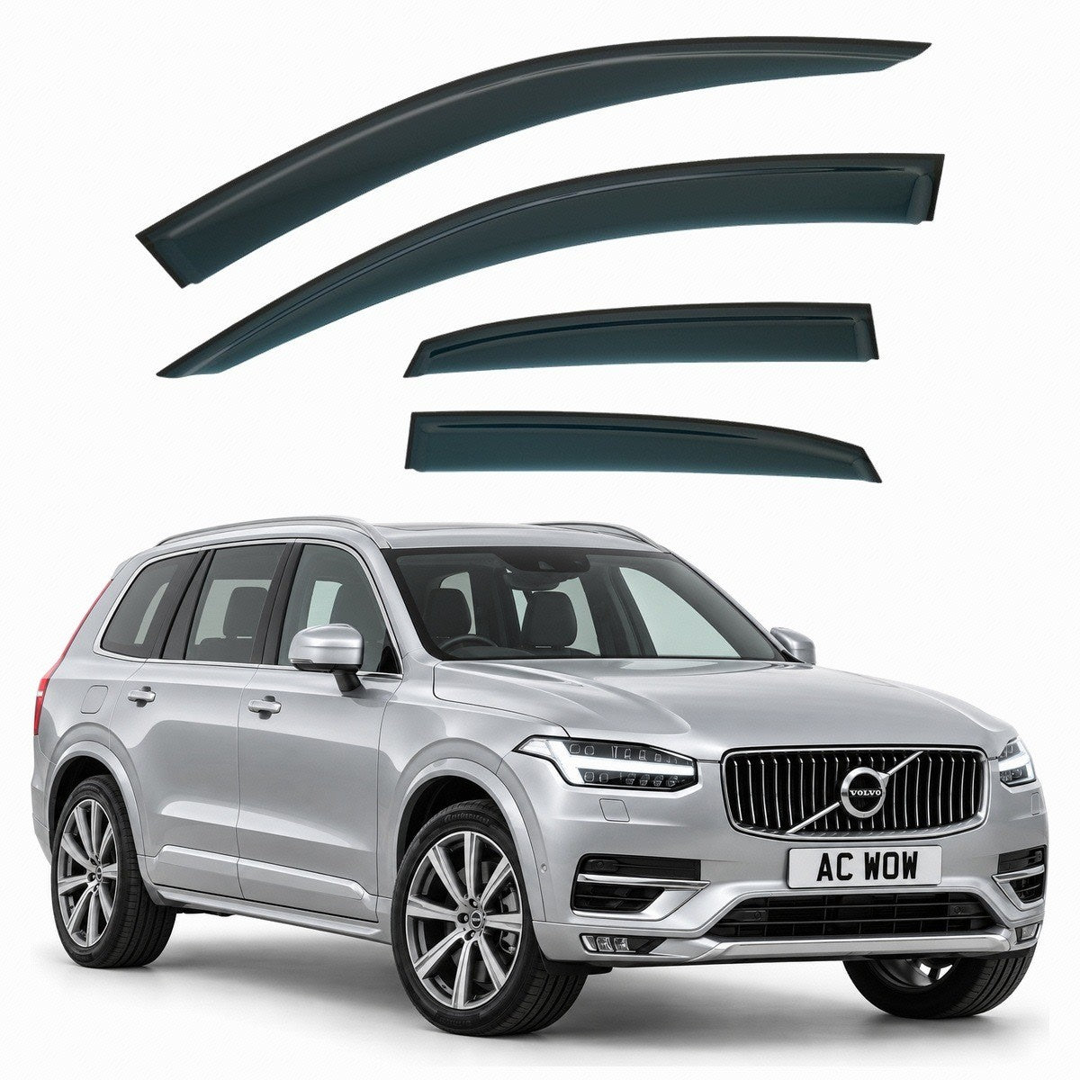 Stick-on wind deflectors for Volvo XC90 Mk2 2015–2026 – AC Wow Shop