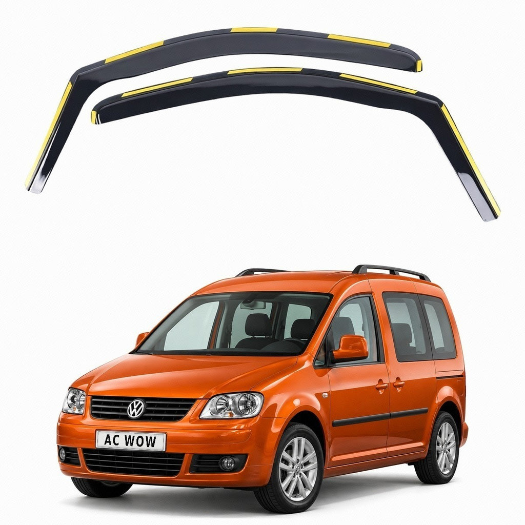 In-channel wind deflectors for VW Caddy Mk3 2003–2015 – AC Wow Shop