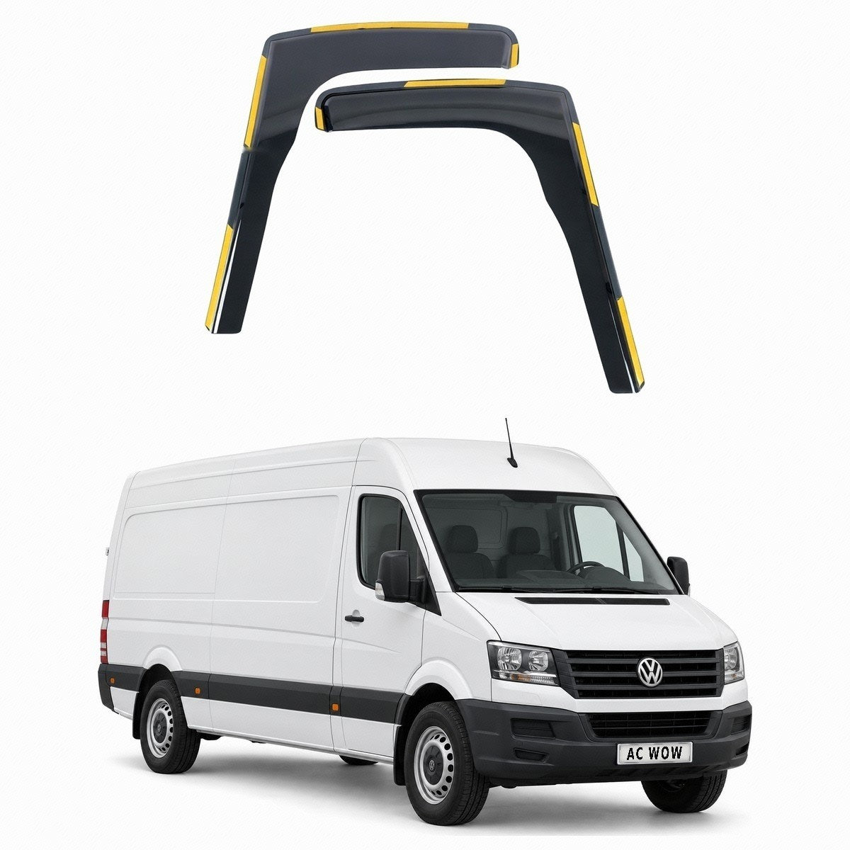 In-channel wind deflectors for VW Crafter Mk1 2006–2017 – AC Wow Shop