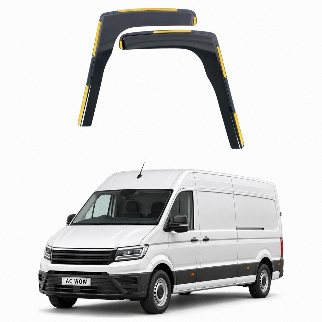 In-channel wind deflectors for VW Crafter Mk2 2017–2025 – AC Wow Shop
