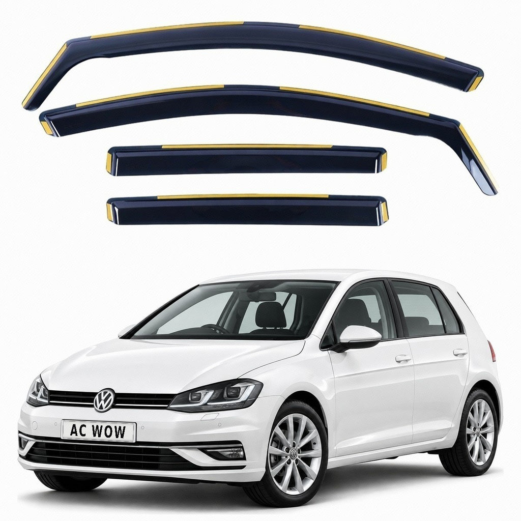 In-channel wind deflectors for VW Golf 7 Mk7 Hatchback 2012–2019 – AC Wow Shop