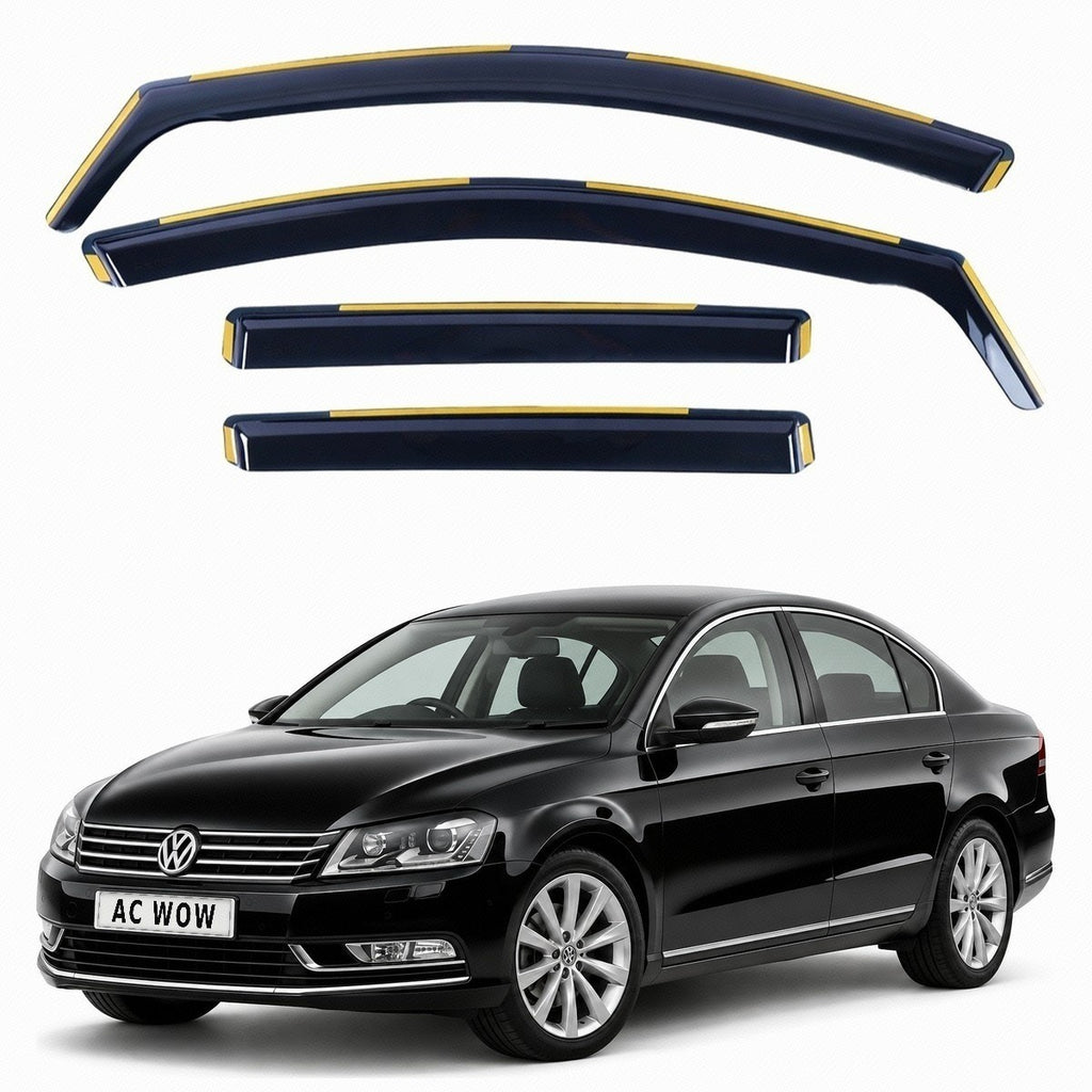 In-channel wind deflectors for VW Passat B6 / B7 Saloon 2004–2015 – AC Wow Shop