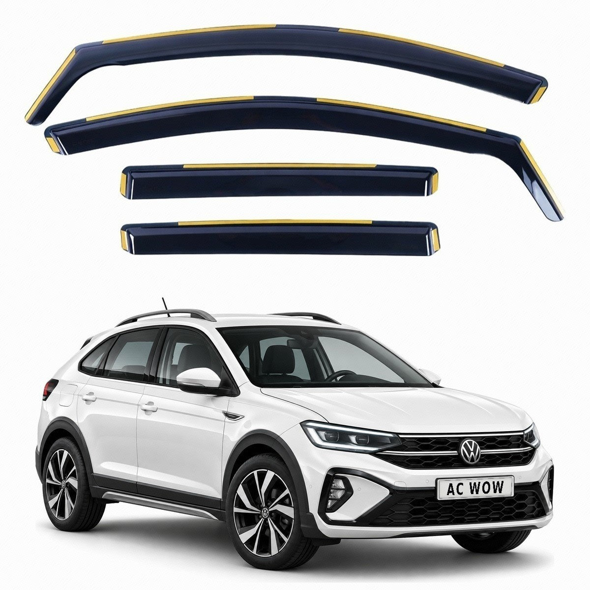 In-channel wind deflectors for VW Taigo Mk1 2021–2027 – AC Wow Shop