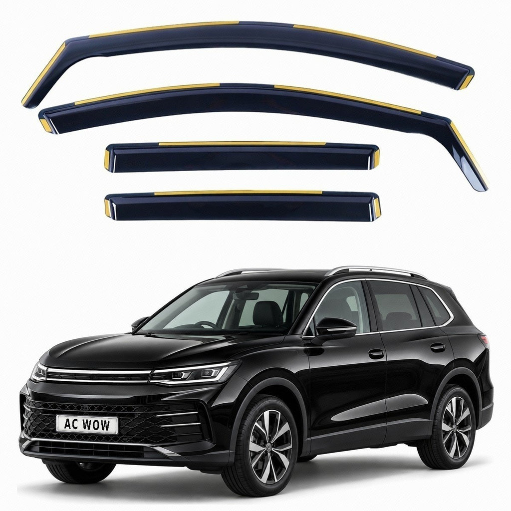 In-channel wind deflectors for VW Tiguan (Mk3) 2024–2027 – AC Wow Shop