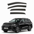 Stick-on chrome trim wind deflectors for VW Tiguan Mk3 2024–2027 – AC Wow Shop
