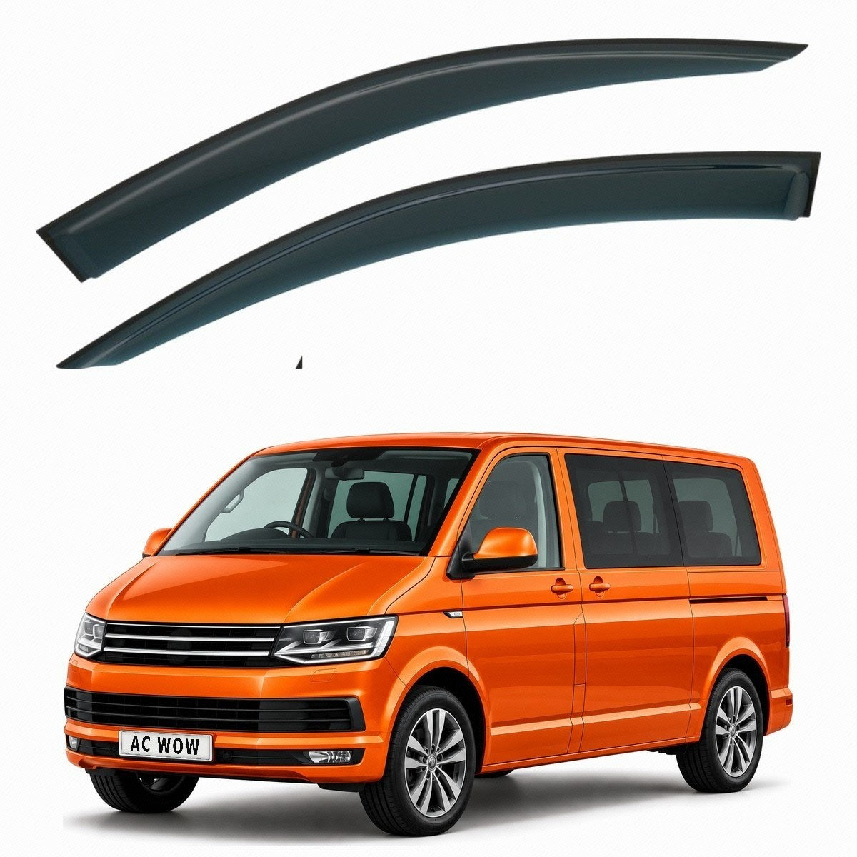 Stick-on wind deflectors for VW Transporter T5 T6 T6.1 2003–2024 – AC Wow Shop